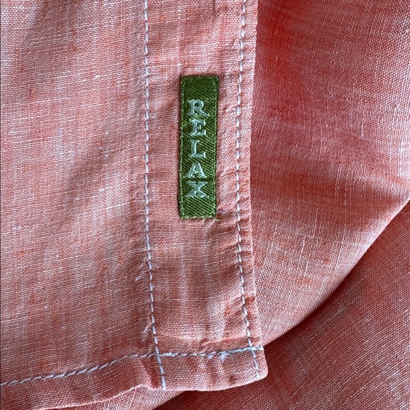 Tommy Bahama Linen Short Sleeve Button Down Shirt Size XXL - Picture 7 of 10